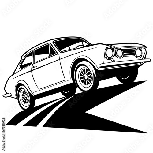 car silhouette vector illustration