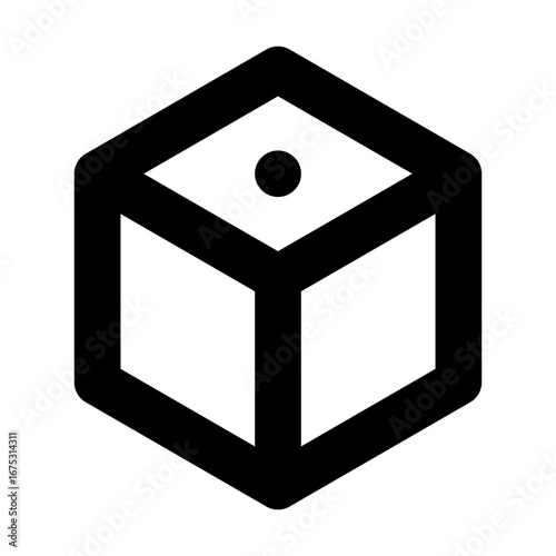 Cube Filled Icon