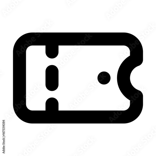 Ticket Icon Outline