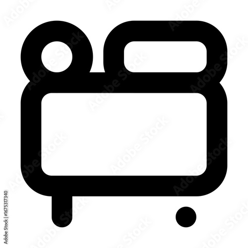 Bed Icon Outline