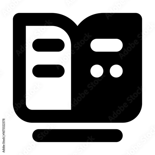 Book Open Filled Icon