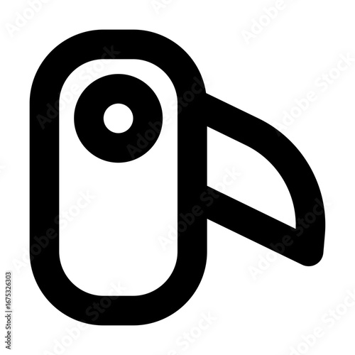Straight Razor Outline Icon