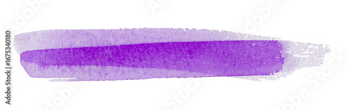 purple watercolor background. Artistic hand paint. Isolated on transparent background.