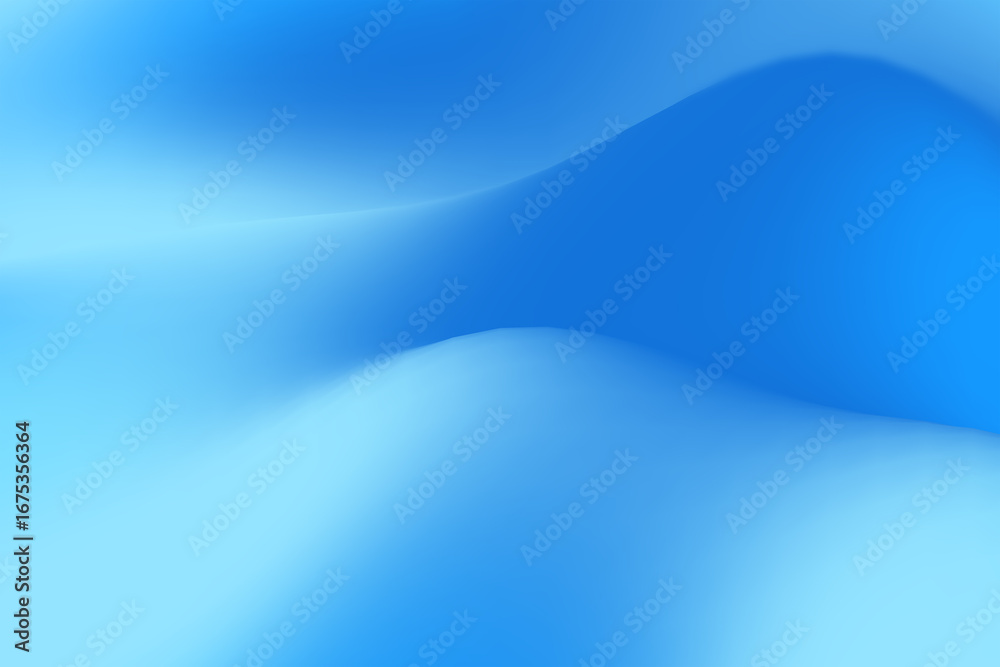 Obraz premium Gentle Flow of Soft Blues