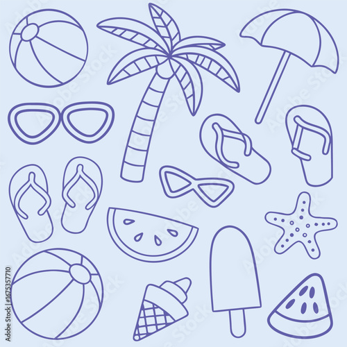 Summer Beach Fun Vacation Holiday Relaxation Activities