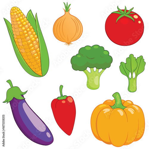 Assorted Fresh Vegetables Healthy Food Choices