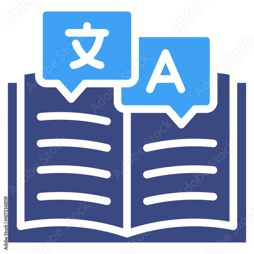Language Book Icon
