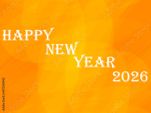 Happy New Year and Lettering text
