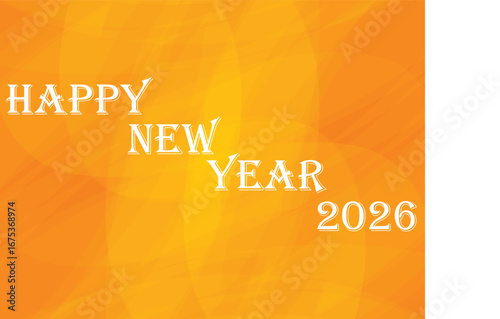 Happy New Year and Lettering text