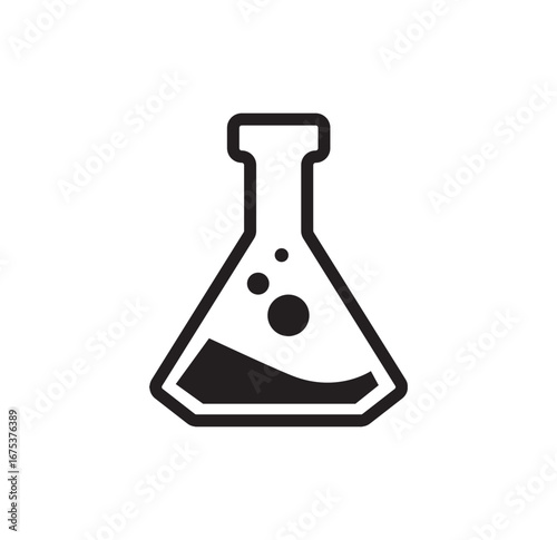 chemical icon information sign vector	