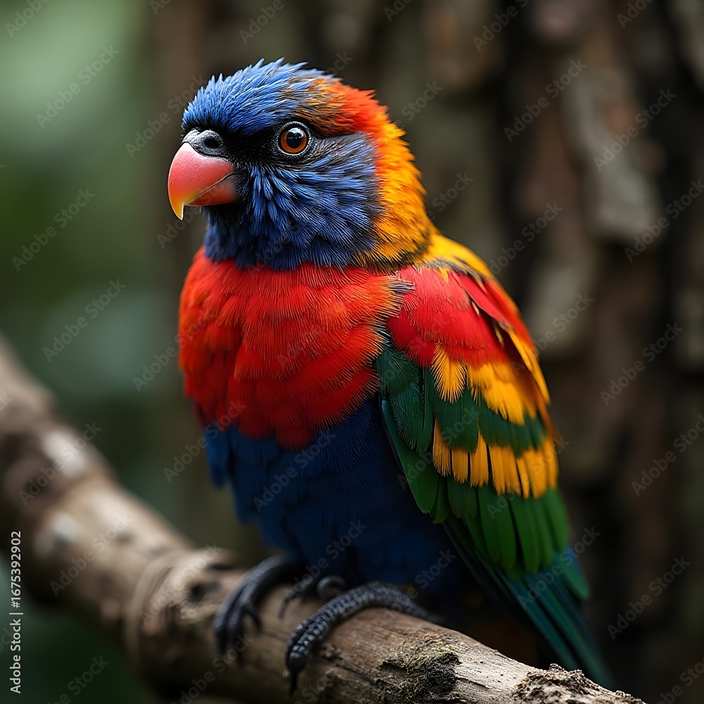 Obraz premium Colorful of birds