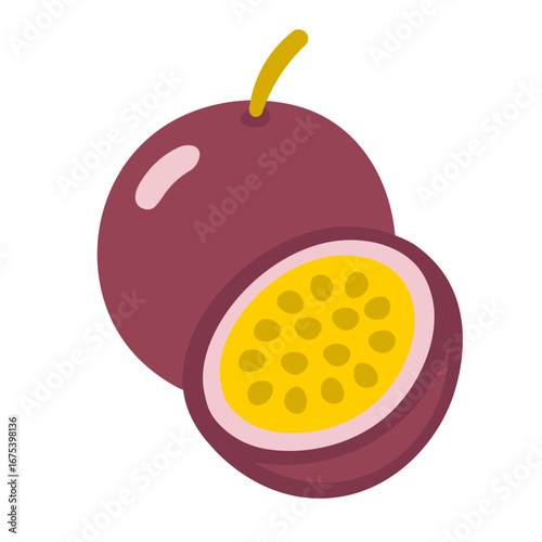 A bright yellow grapefruit, sliced open to show its juicy, tangy pulp inside.