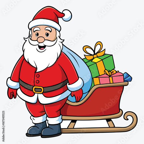 Santa vector, Santa design, Santa concept, Santa post, Santa cartoon, Santa icon, Santa template, Santa art, Santa concepts & topics, Santa doodle, 