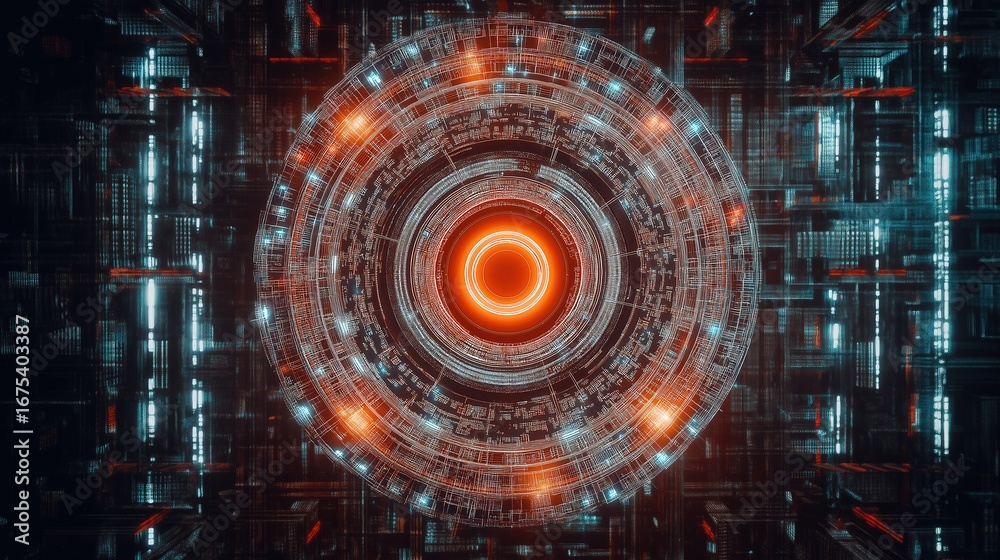 Obraz premium Artificial Intelligence Core