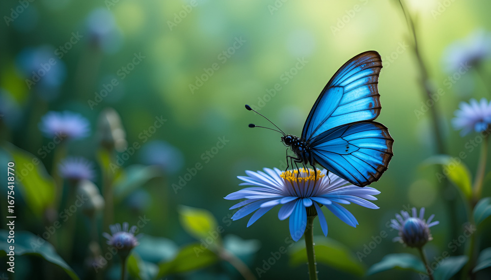 Obraz premium butterfly on a flower