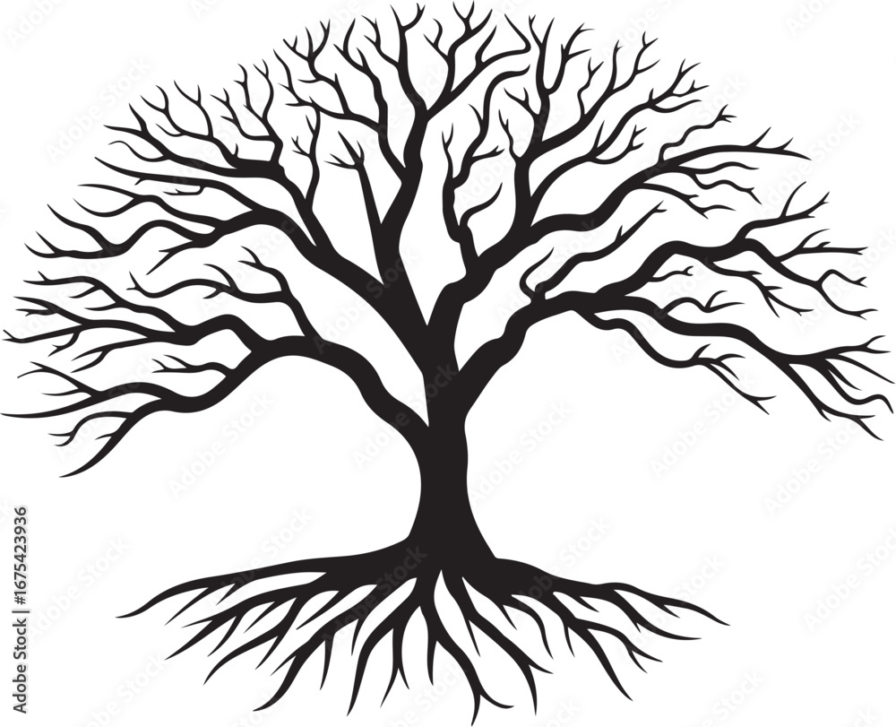 Obraz premium Tree Silhouette Bundle