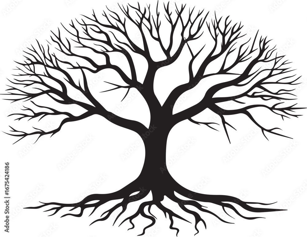 Obraz premium Tree Silhouette Bundle