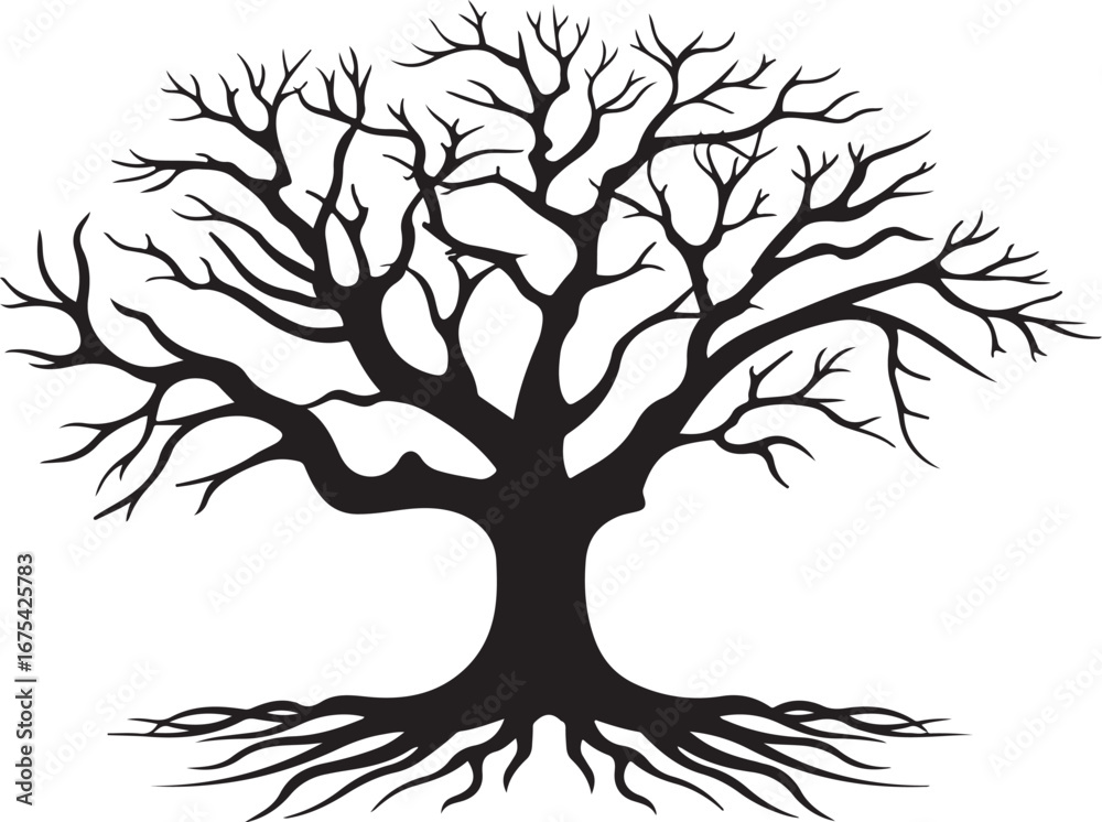 Obraz premium Tree Silhouette Bundle