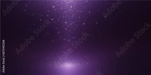 Cosmic starlight illuminates a fantasy universe in a flowing blue abstract background of shining dust particles
