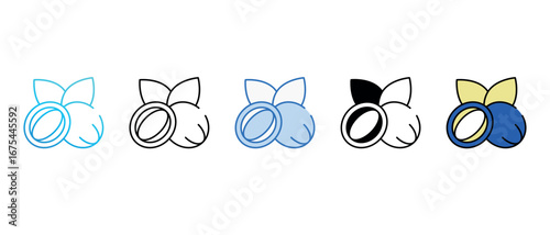 Shea Butter icon design with white background stock illustration