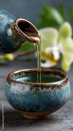 A cup of brown coffee and a white cup of black tea are isolated objects for breakfast beverages