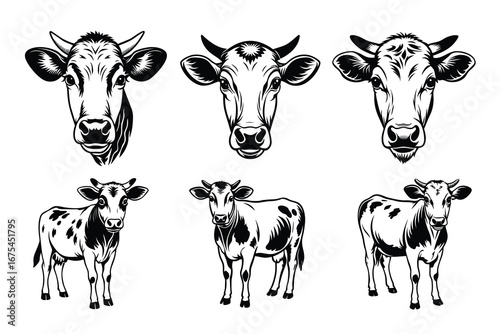 Beautiful and playful Cow