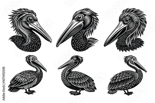 Beautiful and playful Pelican