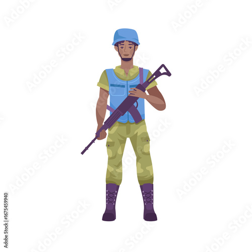 Peacekeeper Guardian A Symbol of Global Unity and Protection of Civilians