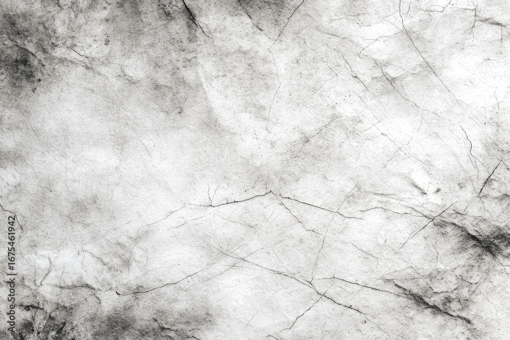 Obraz premium Gray-white mottled stone surface with prominent veining