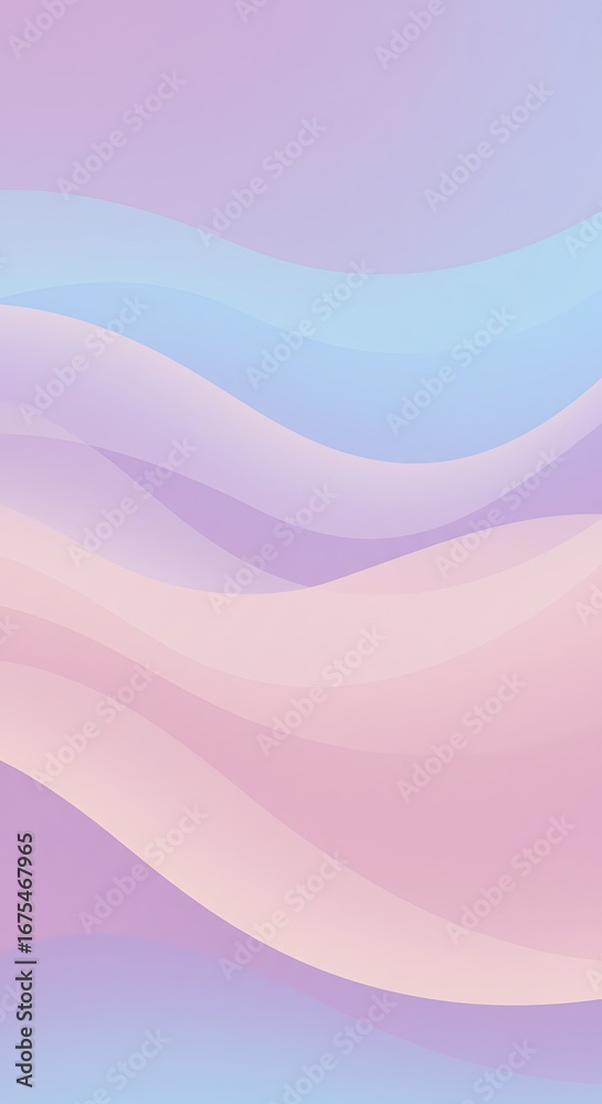 Fototapeta premium 霞色の波動