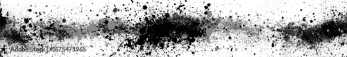 Abstract monochrome splatter pattern