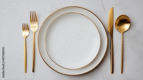 plate and cutlery