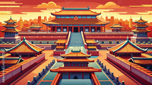 Forbidden City, China
Crimson walls and golden roofs stretch endlessly, intricate courtyards unfolding with majestic precision, showcasing imperial artistry and timeless heritage at the heart of Beiji