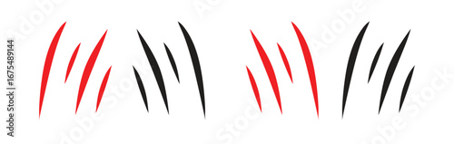  scratches mark silhouette vector, dog scratches signs, tiger scratches signs, lion scratches signs