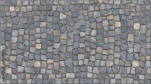 Wallpaper Mural High-detail seamless gray cobblestone texture with smooth edges and tonal variation for realistic close-up 3D renderings Torontodigital.ca