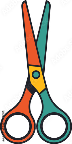 Colorful Scissors Open Tool For Cutting Paper Crafting