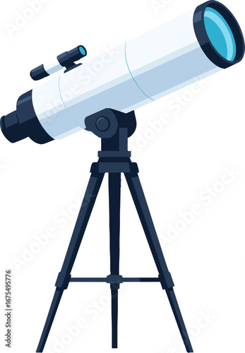 Large White Telescope Astronomical Observation Equipment