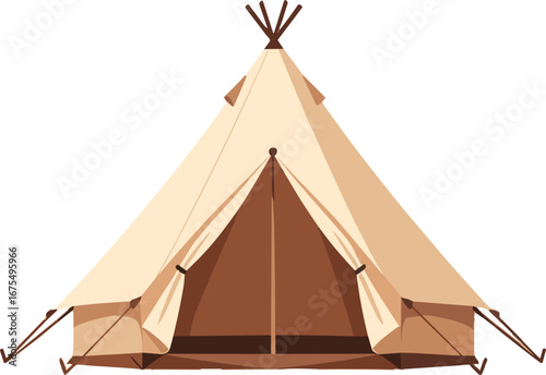 Canvas Bell Tent Camping Shelter Outdoor Adventure Equipment