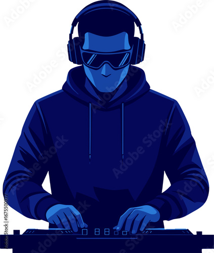 DJ Mixing Console Music Producer Nightclub Party