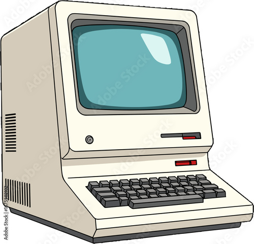 Retro Vintage Computer Classic Desktop Personal Technology
