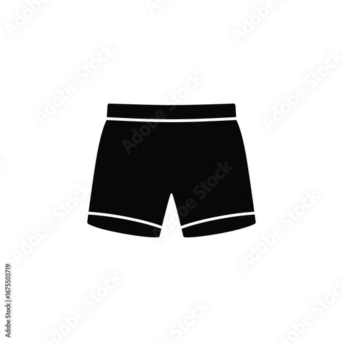 Black boxer briefs with white trim underwear clothing