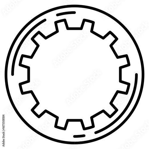 Clutch Plate Icon