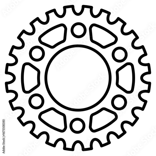 Rear Sprocket Icon