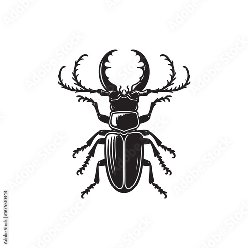 Longhorn Beetle Vector (3).eps