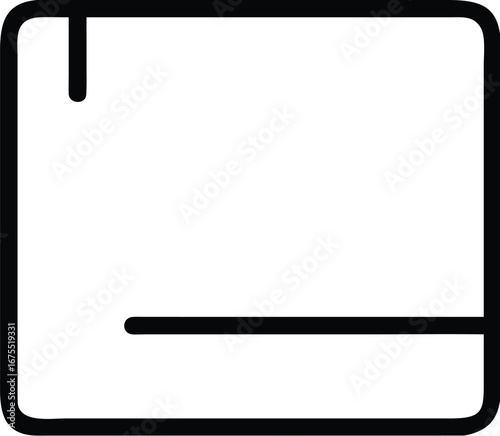 Computer Trackpad Silhouette technology input device