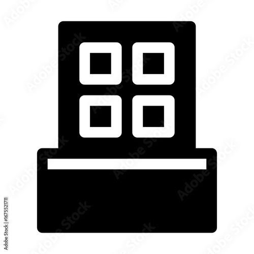 Chocolate Bar Icon Filled