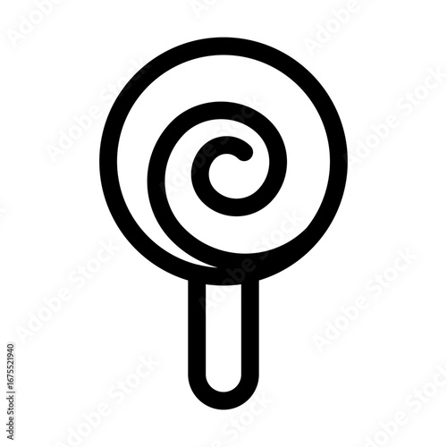 Lolipop Icon Outline