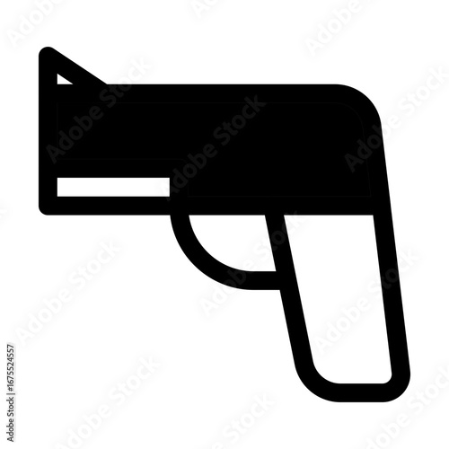 Pistol Outline Icon