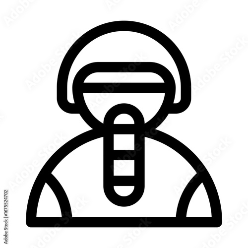 Pilot Outline Icon