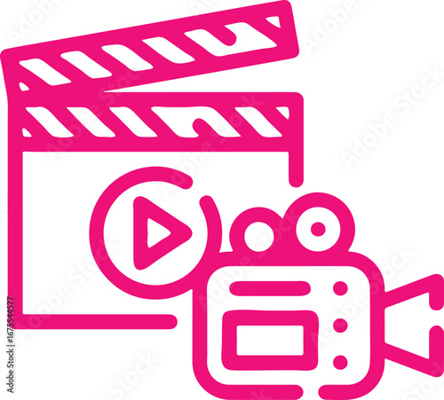 Filem simple icon. Vector ICON all icon Viktor